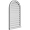 Ekena Millwork Round Top Surface Mount PVC Gable Vent: Functional, w/ 2"W x 2"P Brickmould Sill Frame, 22"W x 36"H GVPRT22X3603SF - alternate 2